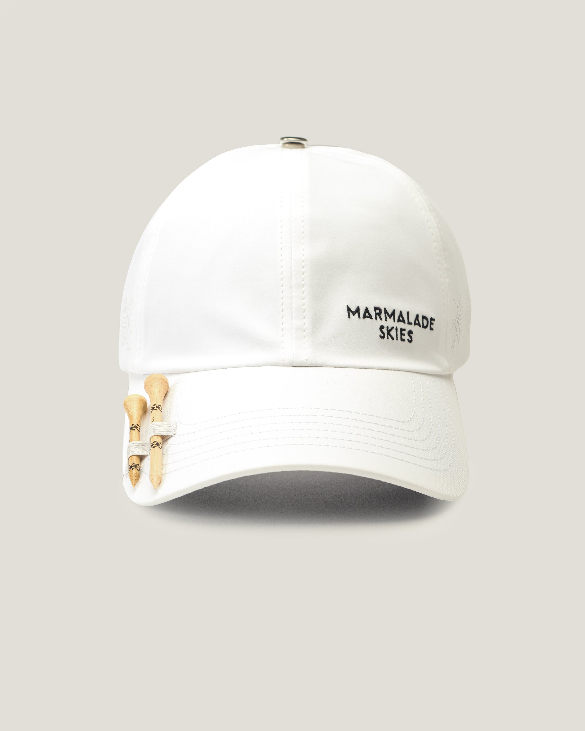 (WHITE) VENTED ARGYLE ATHLETIC CAP