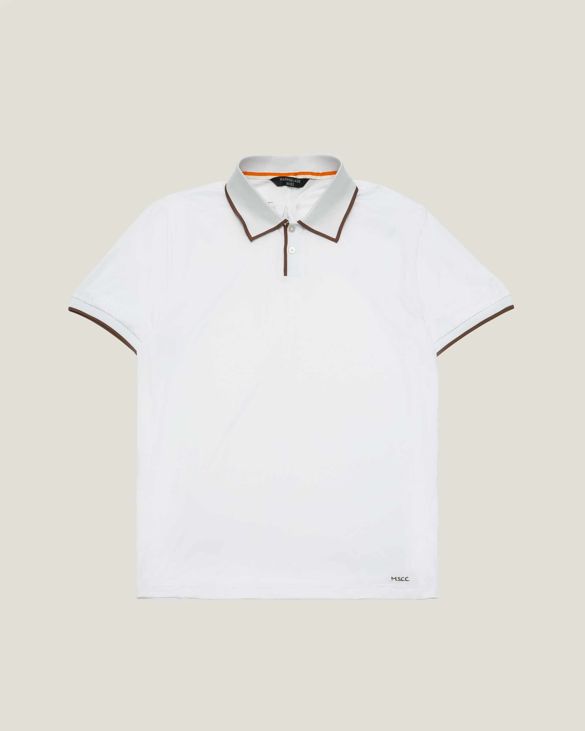 (WHITE) MEMBERS LIGHTWEIGHT POLO