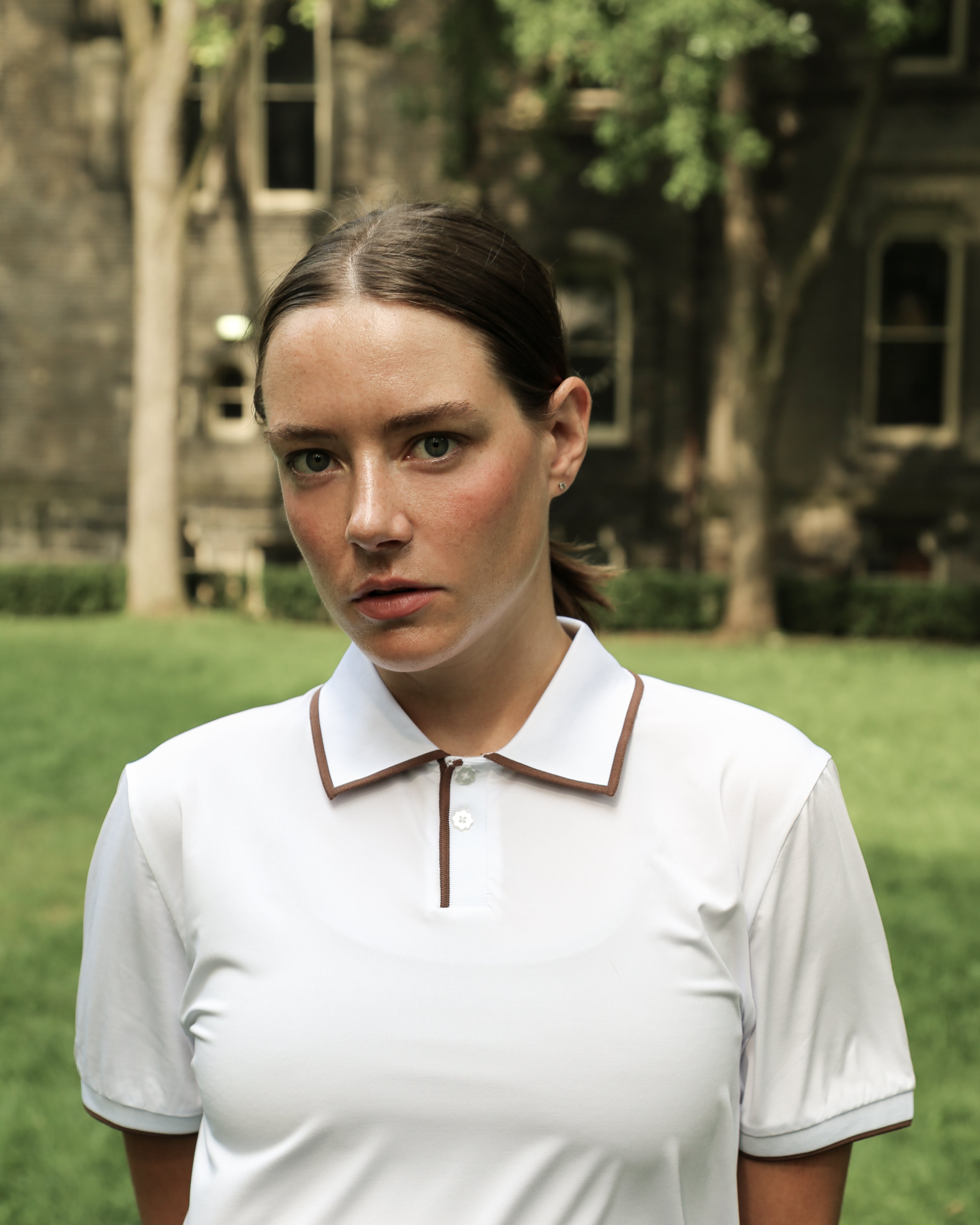 (WHITE) MEMBERS LIGHTWEIGHT POLO